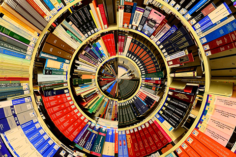 staircase of books